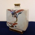 河井寛次郎　草花図扁壷